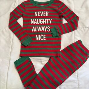 Carter's Festive Red and Green Pajama Set